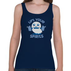 PRINTFASHION Küzdő szellem - Női atléta - Sötétkék