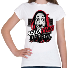 PRINTFASHION La casa de papel art - Női póló - Fehér női póló