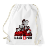 PRINTFASHION La casa de papel art - Sportzsák, Tornazsák - Fehér