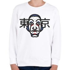 PRINTFASHION La casa de papel Japan style - Gyerek pulóver - Fehér gyerek pulóver, kardigán