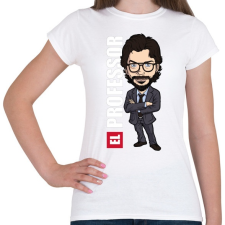 PRINTFASHION La casa de papel N5 - Női póló - Fehér női póló