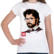 PRINTFASHION La casa de papel N6 - Női póló - Fehér női póló