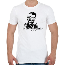 PRINTFASHION La casa de papel professor - Férfi póló - Fehér férfi póló