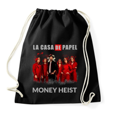 PRINTFASHION LA CASA DE PAPEL - Sportzsák, Tornazsák - Fekete tornazsák