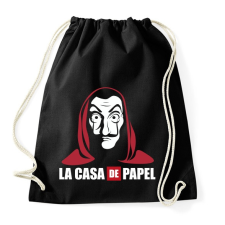 PRINTFASHION La casa de papel WL - Sportzsák, Tornazsák - Fekete tornazsák