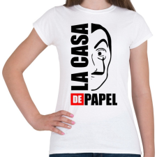 PRINTFASHION La case de papel - Női póló - Fehér női póló