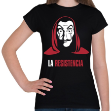 PRINTFASHION La Resistencia - Női póló - Fekete női póló