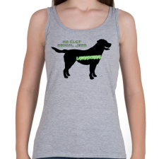 PRINTFASHION Labrador - Női atléta - Sport szürke női trikó