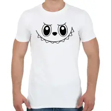PRINTFASHION labubu arc - Férfi póló - Fehér férfi póló