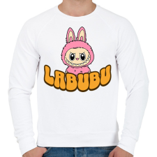 PRINTFASHION Labubu - Férfi pulóver - Fehér férfi pulóver, kardigán