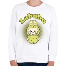 PRINTFASHION labubu - Gyerek pulóver - Fehér gyerek pulóver, kardigán