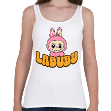 PRINTFASHION Labubu - Női atléta - Fehér női trikó