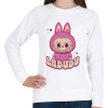 PRINTFASHION Labubu - Női pulóver - Fehér