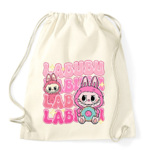 PRINTFASHION Labubu - Sportzsák, Tornazsák - Natúr tornazsák