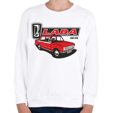 PRINTFASHION lada 1200 - Gyerek pulóver - Fehér gyerek pulóver, kardigán