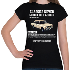 PRINTFASHION Lada 2105 - Női póló - Fekete