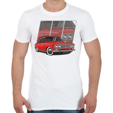 PRINTFASHION Lada - Férfi póló - Fehér férfi póló