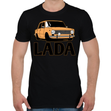 PRINTFASHION Lada - Férfi póló - Fekete férfi póló