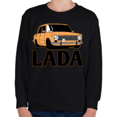 PRINTFASHION Lada - Gyerek pulóver - Fekete