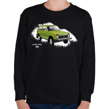 PRINTFASHION LADA NIVA - Gyerek pulóver - Fekete gyerek pulóver, kardigán
