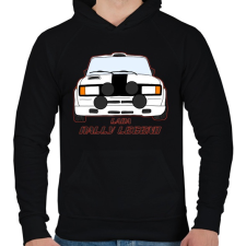 PRINTFASHION Lada rally legend - Férfi kapucnis pulóver - Fekete férfi pulóver, kardigán