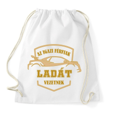 PRINTFASHION Ladás sofőr - Sportzsák, Tornazsák - Fehér tornazsák
