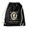 PRINTFASHION Lady Whistledown - Sportzsák, Tornazsák - Fekete