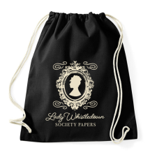 PRINTFASHION Lady Whistledown - Sportzsák, Tornazsák - Fekete tornazsák