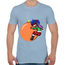 PRINTFASHION Ladybug - Férfi póló - Világoskék férfi póló