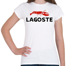 PRINTFASHION Lagoste - Női póló - Fehér női póló