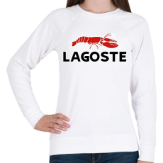 PRINTFASHION Lagoste - Női pulóver - Fehér