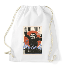 PRINTFASHION Lajhár godzilla - Sportzsák, Tornazsák - Fehér tornazsák