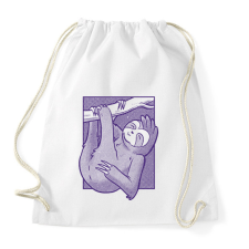 PRINTFASHION Lajhár - Sportzsák, Tornazsák - Fehér tornazsák