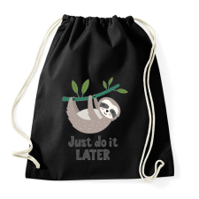 PRINTFASHION Lajhár  - Sportzsák, Tornazsák - Fekete tornazsák