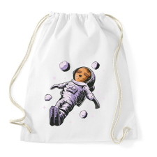 PRINTFASHION Lajhár űrhajós - Sportzsák, Tornazsák - Fehér tornazsák