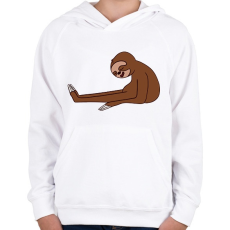 PRINTFASHION Lajhi - Gyerek kapucnis pulóver - Fehér