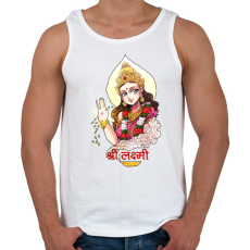 PRINTFASHION lakshmi07 - Férfi atléta - Fehér