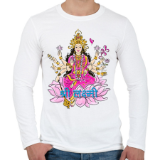 PRINTFASHION lakshmi - Férfi hosszú ujjú póló - Fehér férfi póló