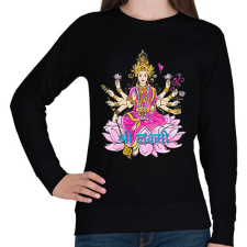 PRINTFASHION lakshmi - Női pulóver - Fekete női pulóver, kardigán