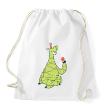 PRINTFASHION Láma karácsonyfa - Sportzsák, Tornazsák - Fehér tornazsák