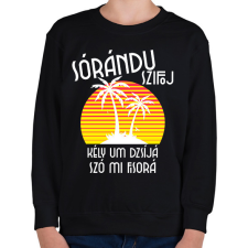 PRINTFASHION LAMBADA - Gyerek pulóver - Fekete gyerek pulóver, kardigán