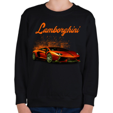 PRINTFASHION lamborghini - Gyerek pulóver - Fekete gyerek pulóver, kardigán