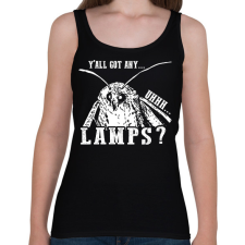 PRINTFASHION Lamps? - Női atléta - Fekete női trikó