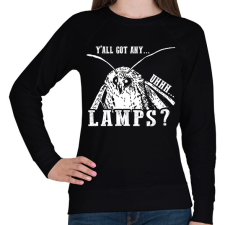 PRINTFASHION Lamps? - Női pulóver - Fekete női pulóver, kardigán
