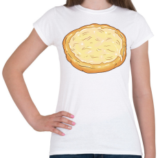 PRINTFASHION Lángos - Női póló - Fehér
