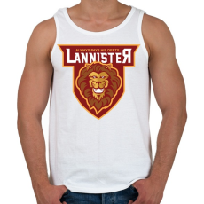 PRINTFASHION Lannister - Férfi atléta - Fehér