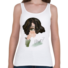 PRINTFASHION Lány.what? - Női atléta - Fehér