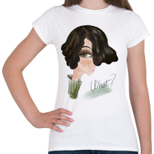 PRINTFASHION Lány.what? - Női póló - Fehér női póló