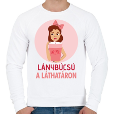 PRINTFASHION Lánybúcsú a láthatáron - Férfi pulóver - Fehér női pulóver, kardigán