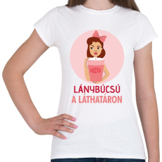 PRINTFASHION Lánybúcsú a láthatáron - Női póló - Fehér